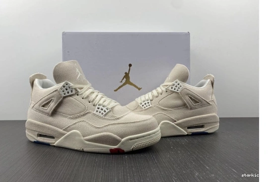 DQ4909-100 (W) Retro Canvas 4 DQ4909-100 Jordan Blank 0318